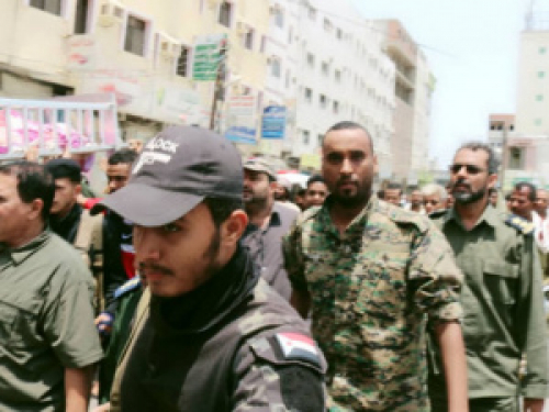 تشييع جثمان الشرطي "الورد" المقتول برصاص مسلحي تظاهر عشال