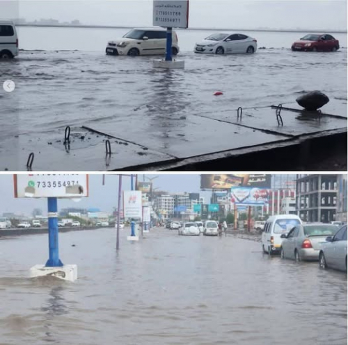 لملس يوجه الدفاع المدني بالتعامل مع تداعيات المنخفض الجوي