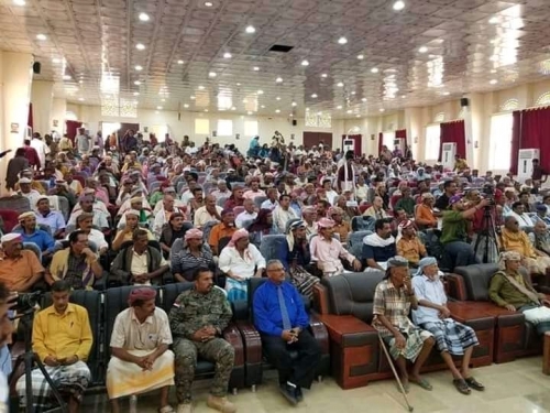 "شبوه برس" ينشر نص البيان الصادر عن اللقاء الجامع لمشايخ ووجاهات وأعيان وكوادر محافظة أبين  