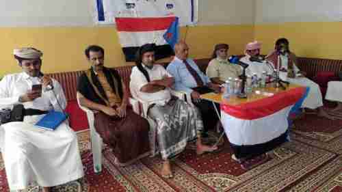 انتقالي حضرموت يشهر قيادتين محليتين للمجلس بمديريتي العبر وزمخ ومنوخ  