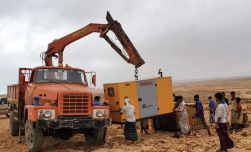 خليفة الإنسانية تدعم قرى غرب سقطرى بمولدات كهربائية