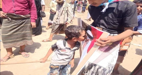 "محمد بن زائد" كان حاضرا: أطفال شبوة قالوا كلمتهم في المصينعة