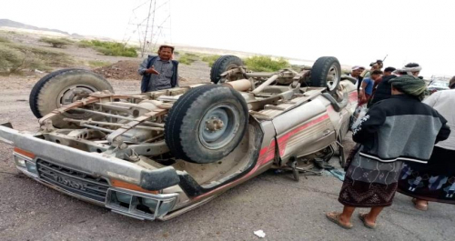 ردفان تفقد خمسة من مشايخها في حادث مروري مؤسف
