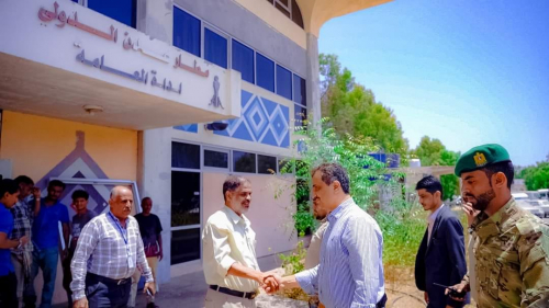 لملس يزور مطار عدن الدولي ويلتقي إدارته وممثلي الأجهزة الأمنية ويعد بمتابعة وتوفير احتياجاته