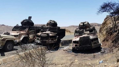 بعد 4 خروقات متتالية.. تدمير آليات لمليشيا الإخوان بجبهة أبين