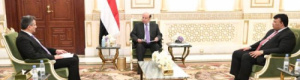 هادي يستقبل لملس ويؤكد أهمية استكمال محطة كهرباء عدن الجديدة