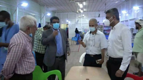 بدعم من لملس: دحان والشاذلي يدشنان اعمال   مركز الامل للعزل بعد اعادة تأهيله 