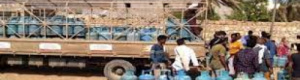 خليفة الإنسانية تمد المنطقة الشرقية في سقطرى بالغاز المنزلي