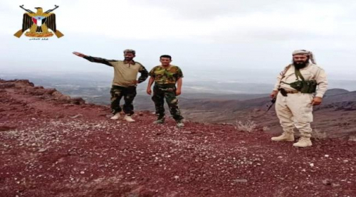القوات الجنوبية تنتشر بسلسلة جبلية هامة في أبين