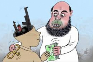 بعد فشل الأعداء في هزيمة المثلث عسكريا كلفوا السلفيين غسل عقول الشباب