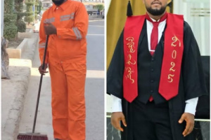 من عامل نظافة 7 سنوات إلى تحقيق شهادة جامعية بامتياز 