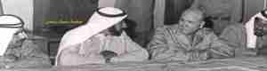 الشيخ زايد في مركز عمليات حرب أكتوبر 1973م