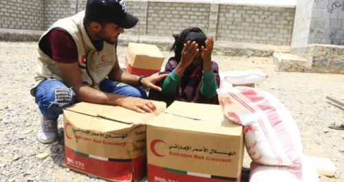 قوافل الخوخة.. الإمارات تنصر الإنسانية وتصفع الشرعية