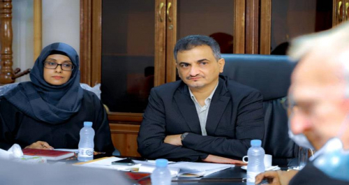 لملس يناقش تجهيزات امن مطار عدن ودعم السلطات المحلية