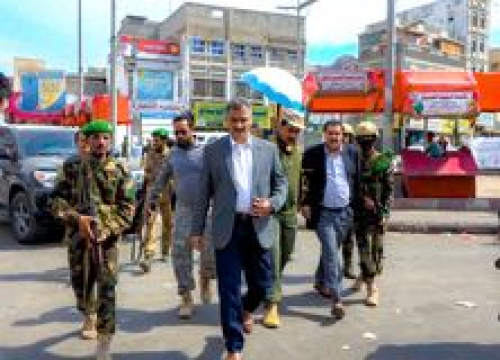 محافظ العاصمة عدن يقف على اضرار الاحداث الاخيرة بكريتر