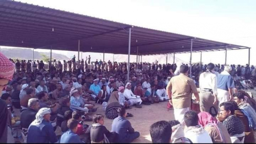 سطوة الإرهاب السلطوي في شبوة تمنع قادة الانتقالي من المشاركة في تشييع شهداء التفجير الارهابي