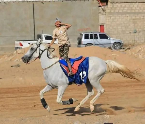 الفارس الشبل الحارثي يوجه صفعة الشرف في وجه العنصرية 