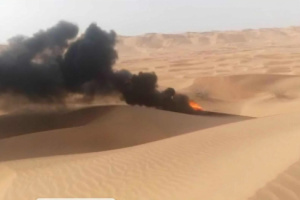تفجير أنبوب نقل نفط جنة عسيلان إلى مأرب بسبب خلاف مع شركة صافر