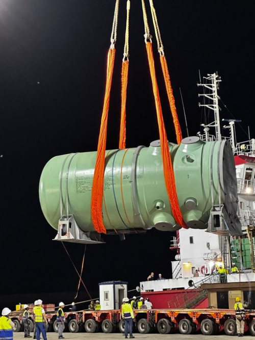 مصر تتسلم من روسيا وعاء ضغط المفاعل النووي الأول بمحطة الضبعة 