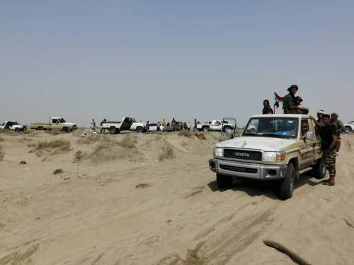 تعزيزات عسكرية إخوانية تصل إلى شقرة من شبوه ومأرب