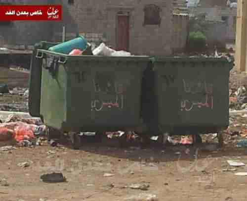 اتباع المسيري في عدن يضعونه في مكانه اللائق على صناديق القمامة