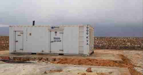 تواصلا للدعم الإماراتي ..إفتتاح المرحلة الأولى لمحطة " الشيخ زايد 5 " في #سقطرى