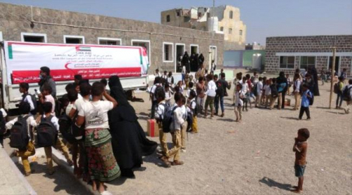 هلال الإمارات يطلق حملة تعاونية لمساعدة المعلمين المتطوعين بمدارس الساحل الغربي