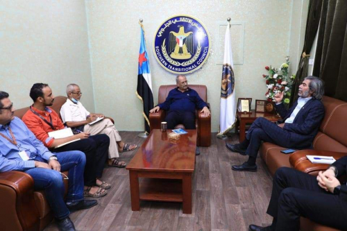 مساعد الأمين العام لهيئة رئاسة الانتقالي يلتقي مدير مكتب المبعوث الأممي مارتن غريفيثس