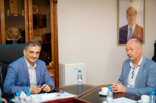 المحافظ لملس يطّلع من وفد البرنامج الإنمائي(UNDP) على خطة عمل مشروع تطوير ميناء عدن
