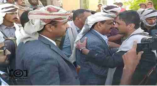 رئيس انتقالي شبوة "الجبواني" يصل مديرية نصاب ويلتقي بالشيخ الوزير