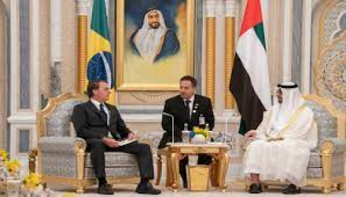 الشيخ محمد بن زايد يبحث مع الرئيس البرازيلي علاقات الصداقة بين البلدين