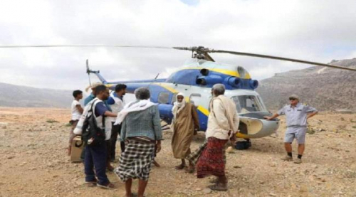 مستشفى خليفة يوفد فريقًا طبيًا لأهالي حمهيل شرق سقطرى