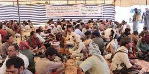 لليوم الثامن.. تواصل الاعتصام الشعبي في عارين لطرد مليشيا الإخوان