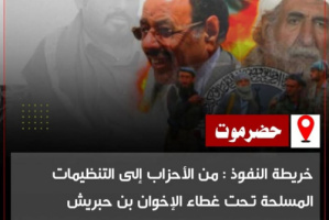 الإخوان وبن حبريش.. خريطة النفوذ من الحزب إلى السلاح في حضرموت