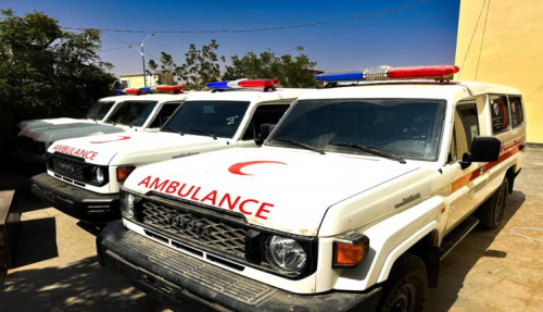 وصول أولى قوافل التجهيزات الطبية الإمارات لمشافي شبوة