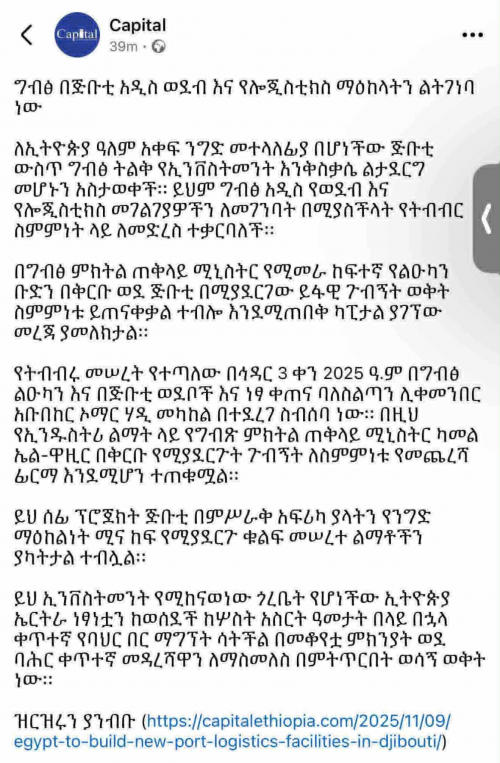 مصر تخنق إثيوبيا دبلوماسياً من بوابة جيبوتي