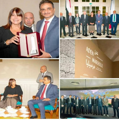 لملس يبحث في فرنسا تعزيز الشراكات الاقتصادية واللوجستية بين عدن والمدن الأوروبية