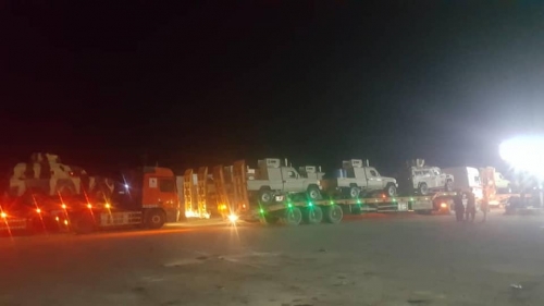 قوات سعودية في طريقها إلى أبين وعدن