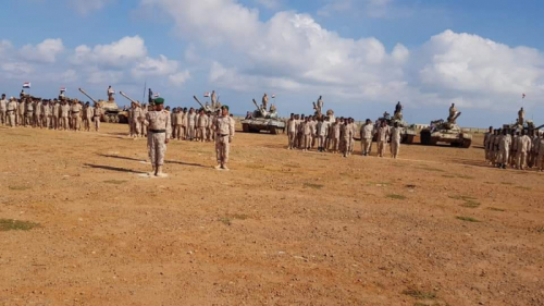 عرض عسكري بسقطرى احتفالًا بعيد الاستقلال