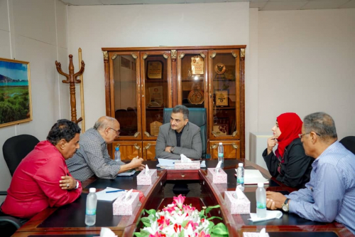 المحافظ لملس يطلع على انشطة مركز اليمن لدراسات حقوق الإنسان في مجال رصد مشكلات الخدمات العامة