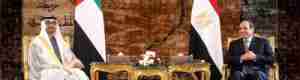 السيسي وبن زايد يؤكدان على مواصلة التصدي للتهديدات التي تمس أمن المنطقة