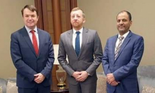 اللواء "شلال" يستقبل نائب السفير الأمريكي والعقيد مارك وايتمان كبير ممثلي وزارة الدفاع الأمريكية 