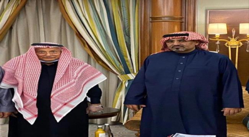 "الزبيدي" يلتقي برائد آلاف البعثات التعليمية لأبناء الجنوب في المهجر "د.عمر بامحسون"