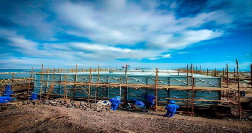 لملس يعيد بناء ما دمره الإرهابي "الصبيحي" في جبل حديد 2019م