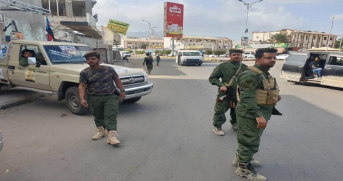 انتشار أمني غير مسبوق عدن ..واستقبال شعبي للواء شلال شائع