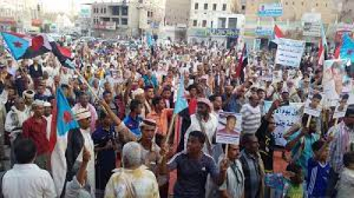 تظاهرة جماهيرية كبرى في سيئون تؤيد التصعيد الشعبي لانتزاع حقوق حضرموت