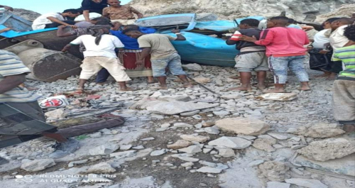 نتيجة للعشوائي وعدم التخطيط السليم: 12 قتيل في إنهيار صخري غرب عدن