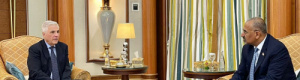 الرئيس الزبيدي يودع السفير الروسي بمناسبة انتهاء مهامه الدبلوماسية
