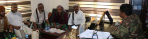 مشائخ العوابثة يزورون مقر انتقالي حضرموت معربين عن تأييد الهبة الثانية
