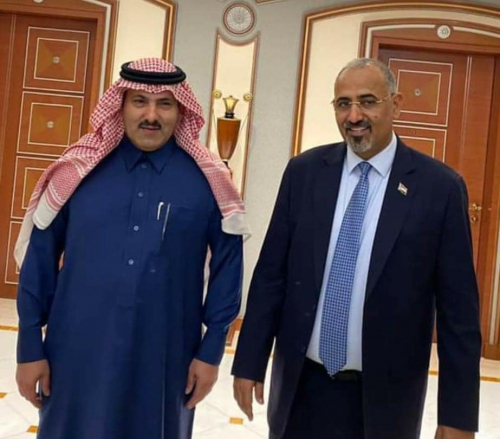 الرئيس الزبيدي يبحث مع السفير السعودي مستجدات الأوضاع السياسية والعسكرية والاقتصادية 